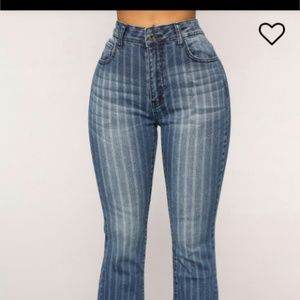 Striped Jeans